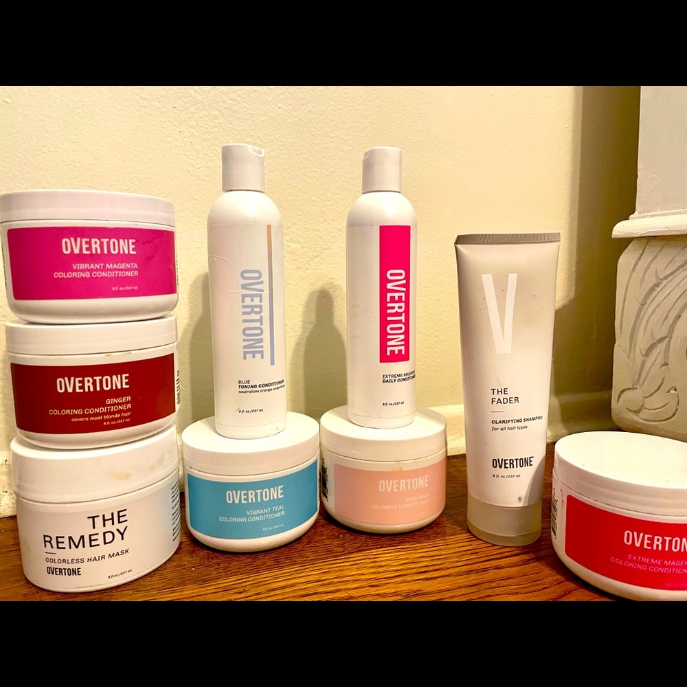 OVERTONE / Magenta, Vibrant Teal, Rose Gold, Ginger Coloring Conditioners +More